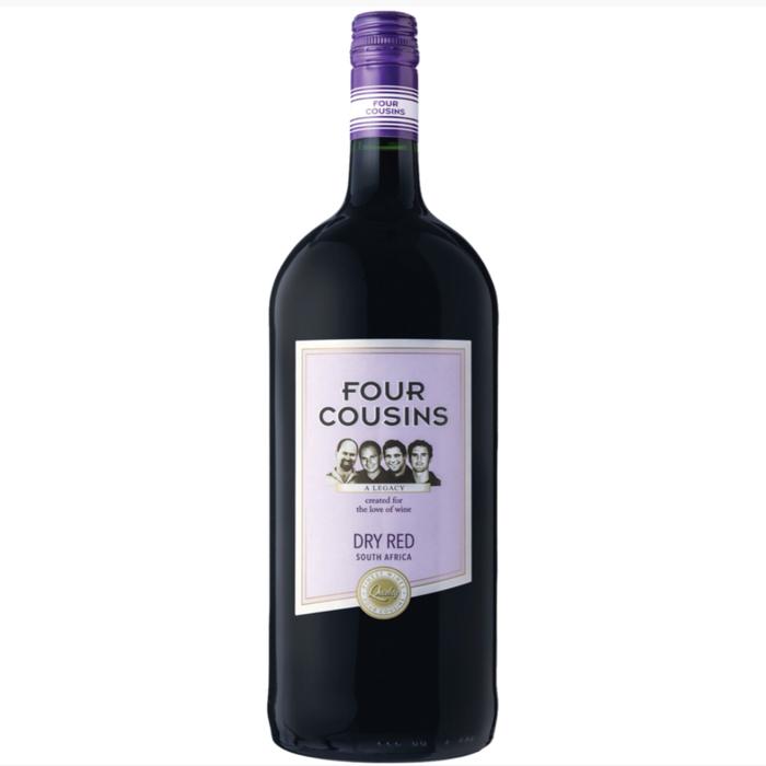 FOUR COUSINS DRY RED WINE